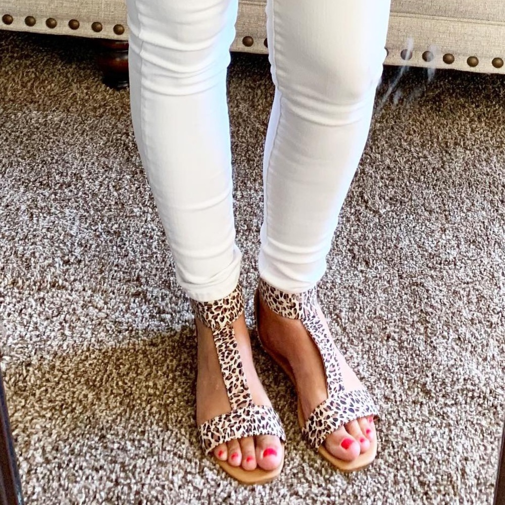 Leopard Sandals